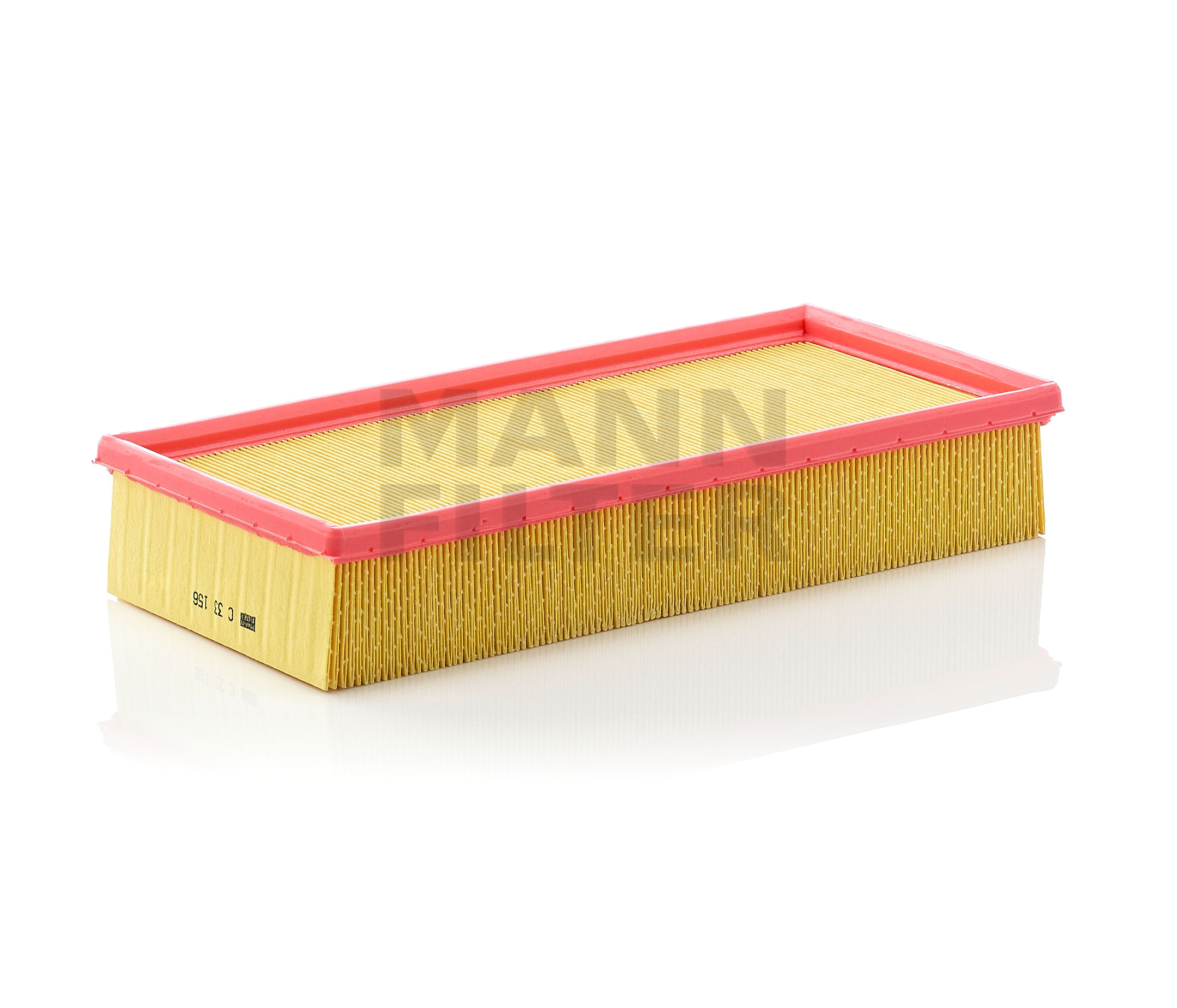 Side view of MANN-FILTER C 33 156 Air filter Filter Insert