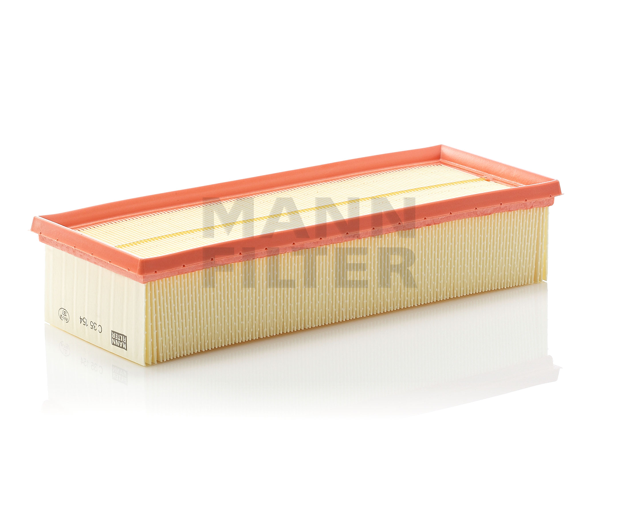 Side view of MANN-FILTER C 35 154 Air filter Filter Insert