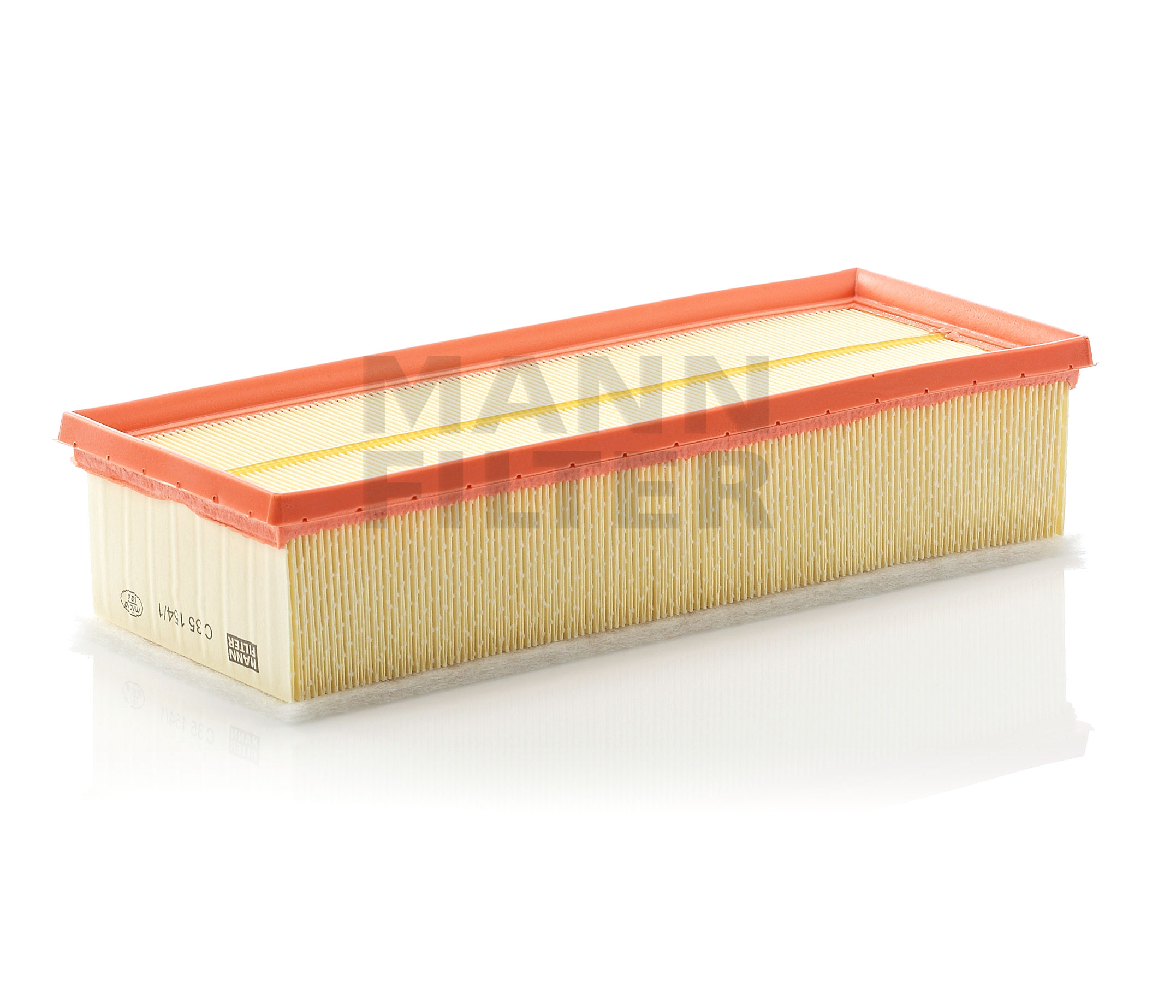 Side view of MANN-FILTER C 35 154/1 Air filter Filter Insert
