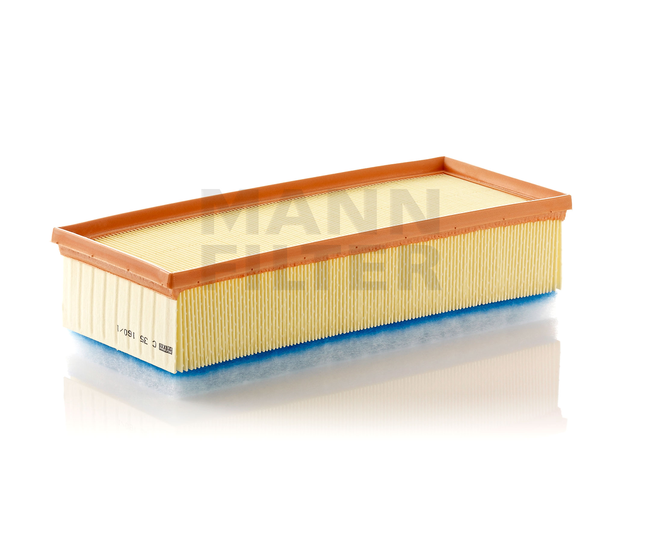 Side view of MANN-FILTER C 35 160/1 Air filter Filter Insert
