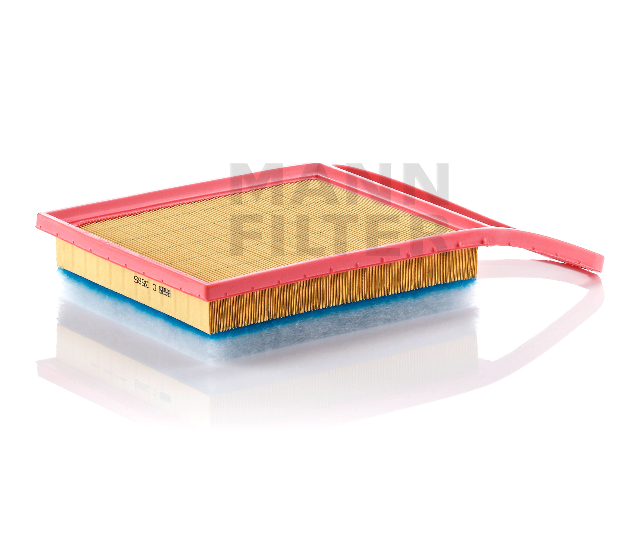 Side view of MANN-FILTER C 3585 Air filter Filter Insert