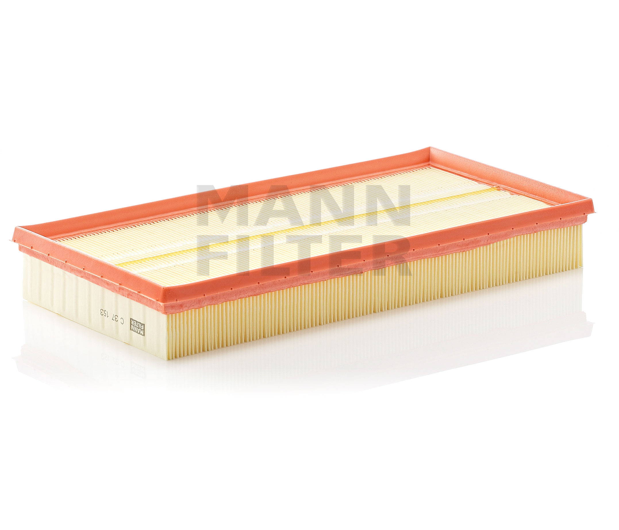 Side view of MANN-FILTER C 37 153 Air filter Filter Insert