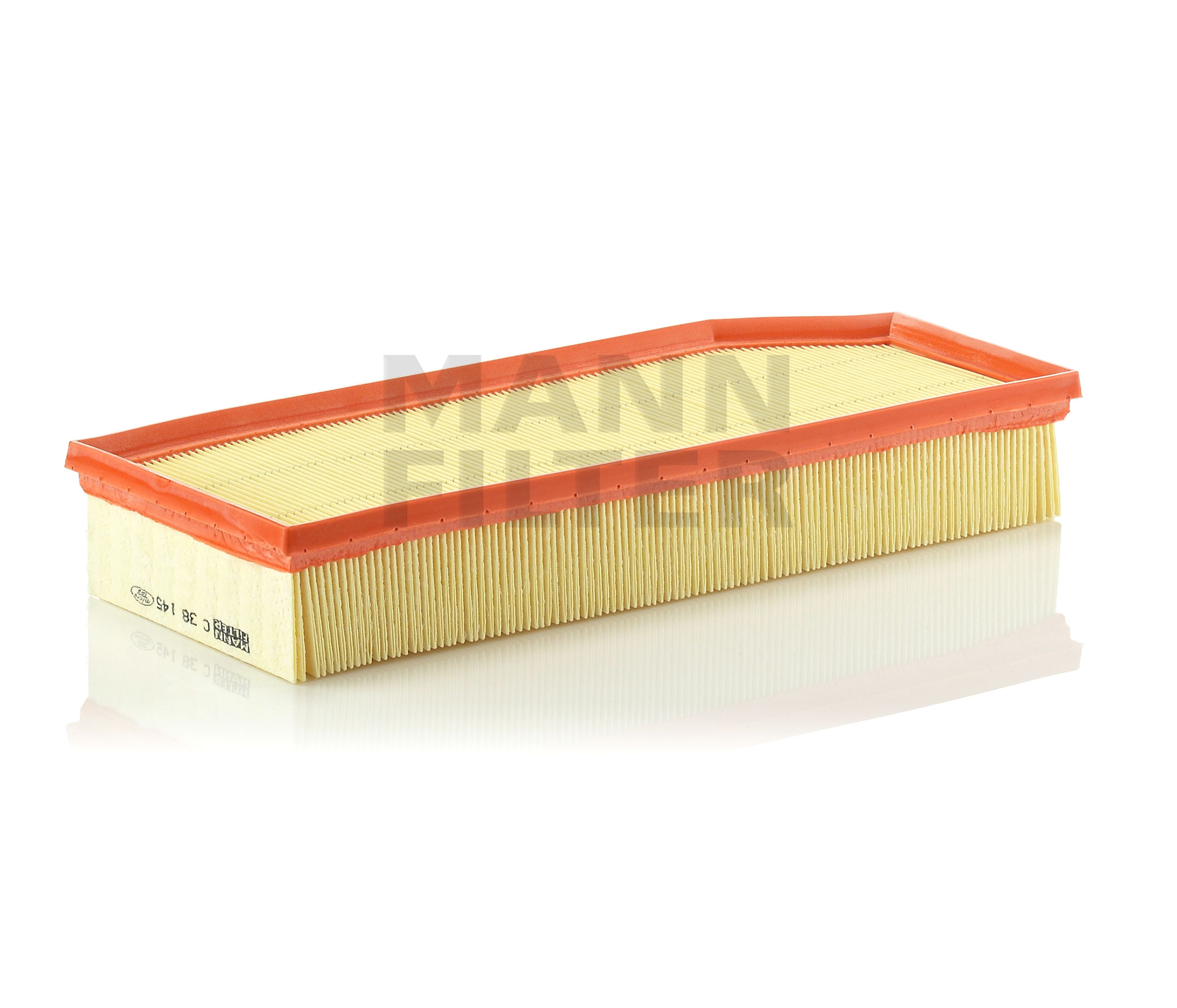 Side view of MANN-FILTER C 38 145 Air filter Filter Insert