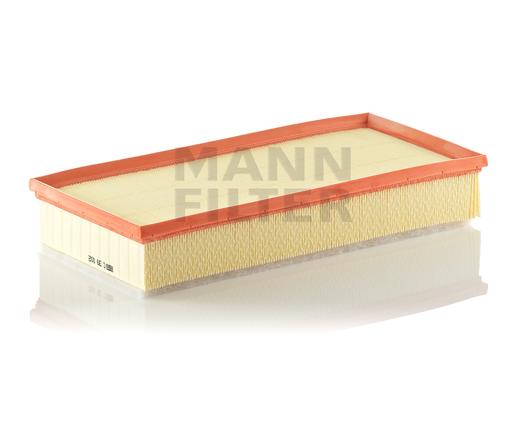 Side view of MANN-FILTER C 39 002 Air filter Filter Insert