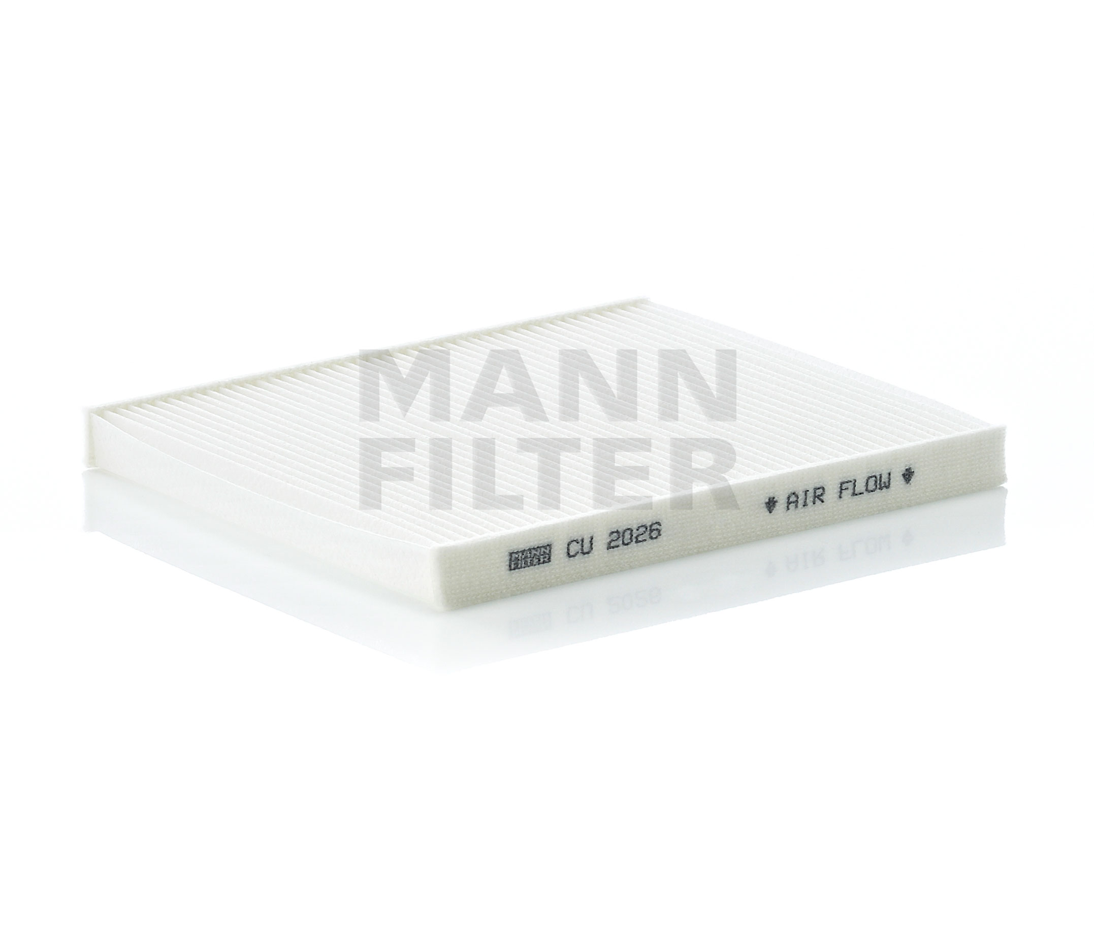 Side view of MANN-FILTER CU 2026 Pollen filter Particulate Filter