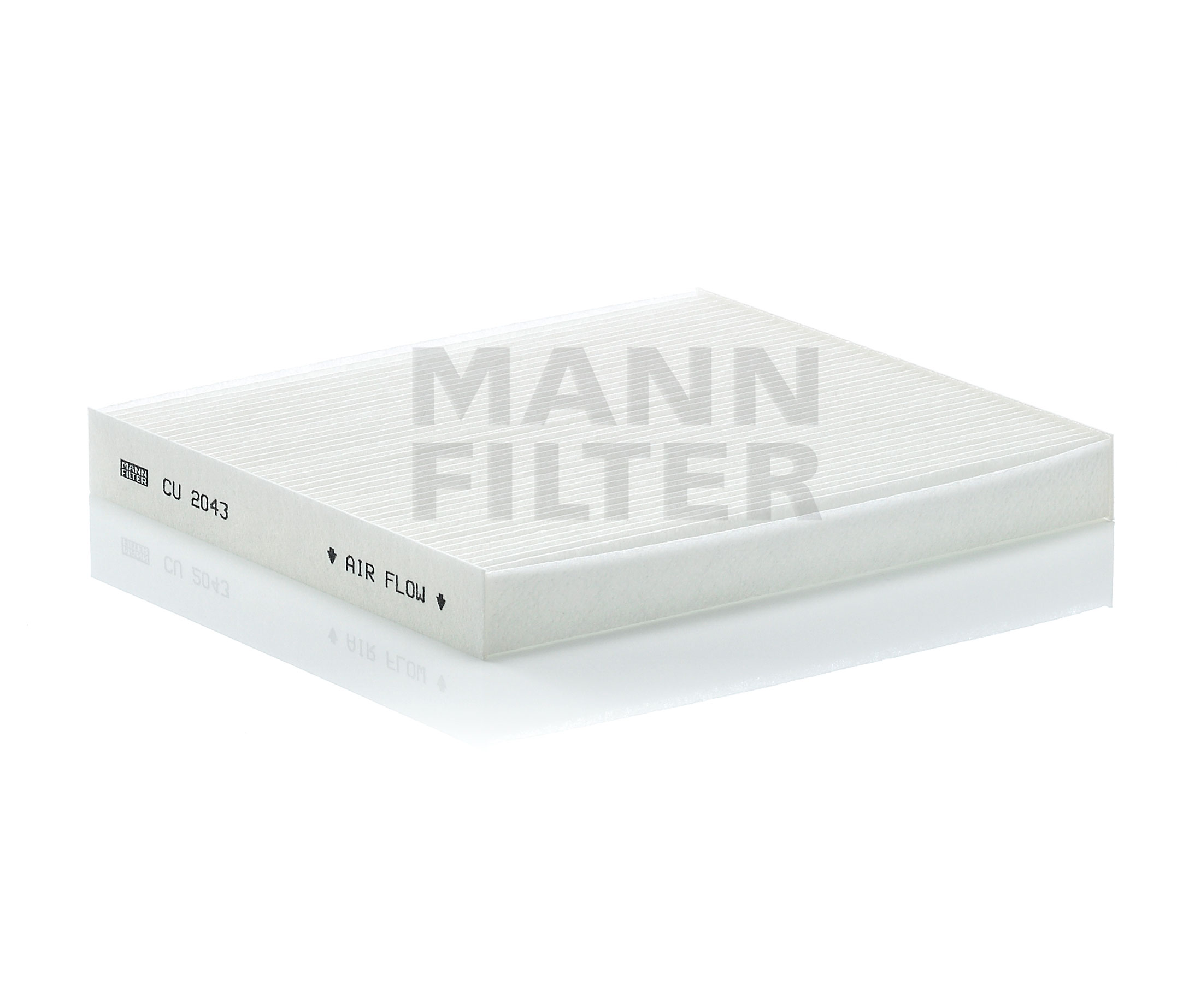 Side view of MANN-FILTER CU 2043 Pollen filter Particulate Filter