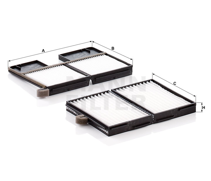 MANN-FILTER CU 21 001-2 Filtre d'habitacle