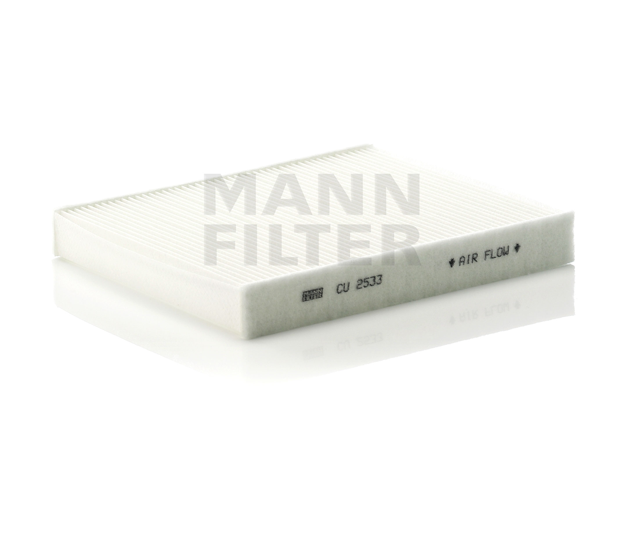 Side view of MANN-FILTER CU 2533-2 Pollen filter Particulate Filter