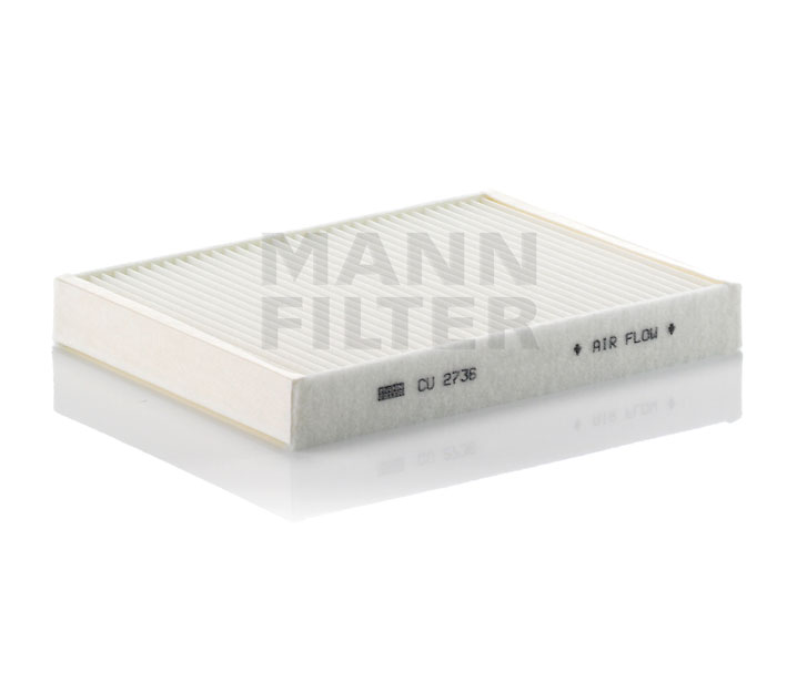 MANN-FILTER CU 2736-2 Filtr, wentylacja przestrzeni pasażerskiej