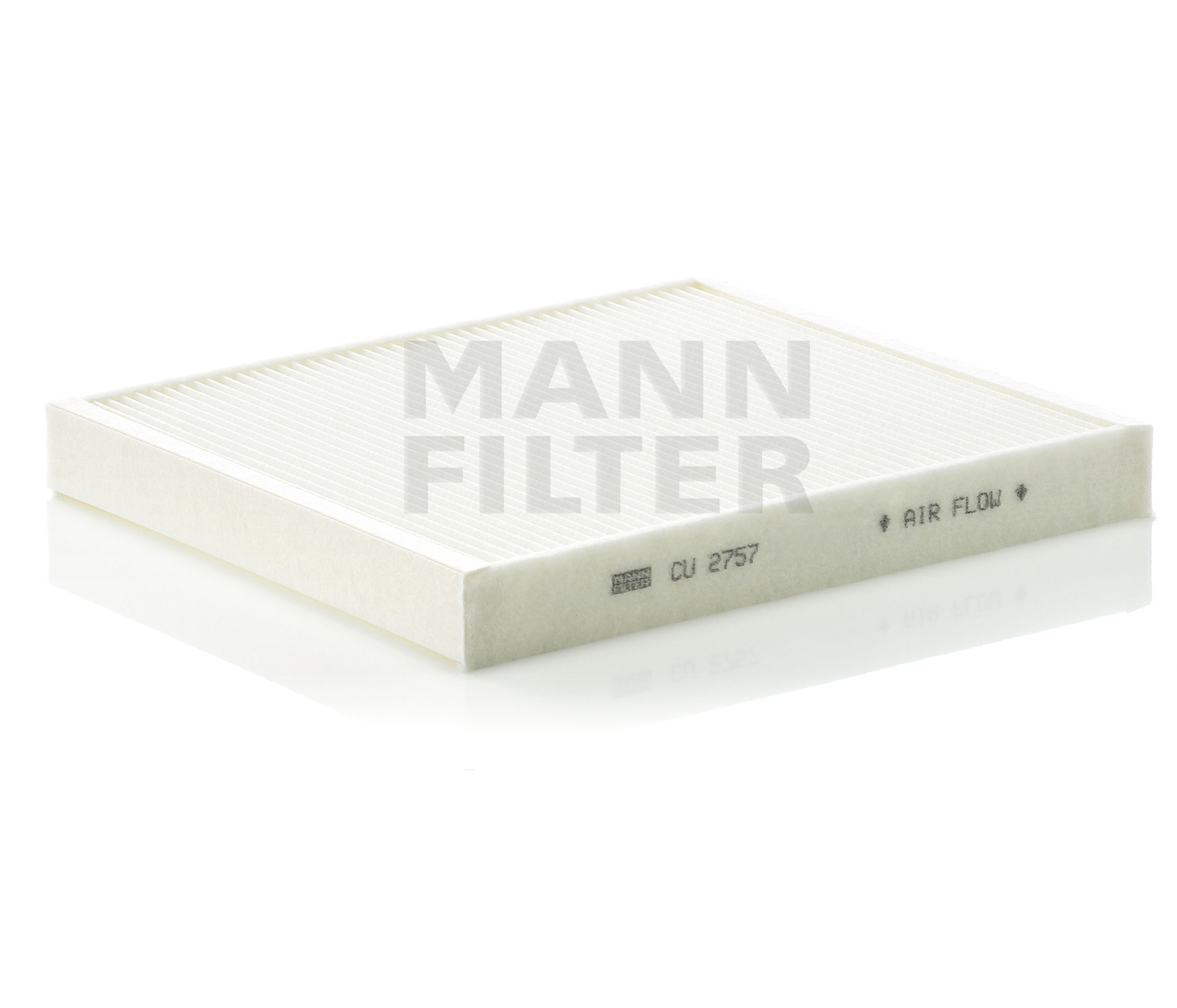 Side view of MANN-FILTER CU 2757 Pollen filter Particulate Filter