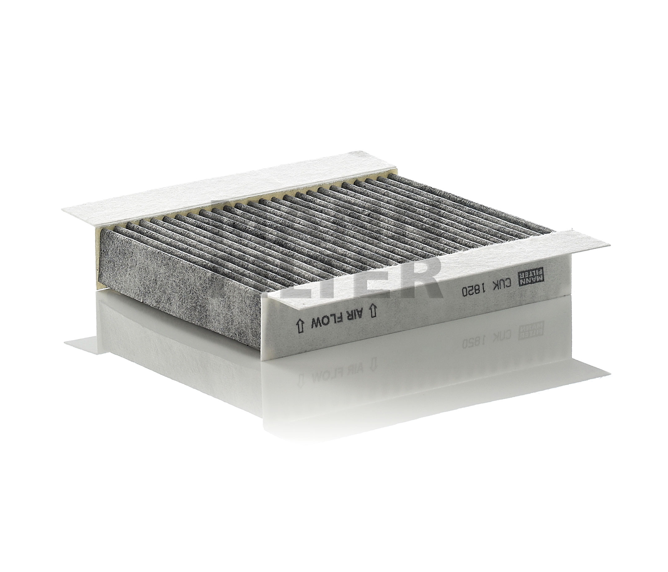 Side view of MANN-FILTER CUK 1820-2 Pollen filter Activated Carbon Filter