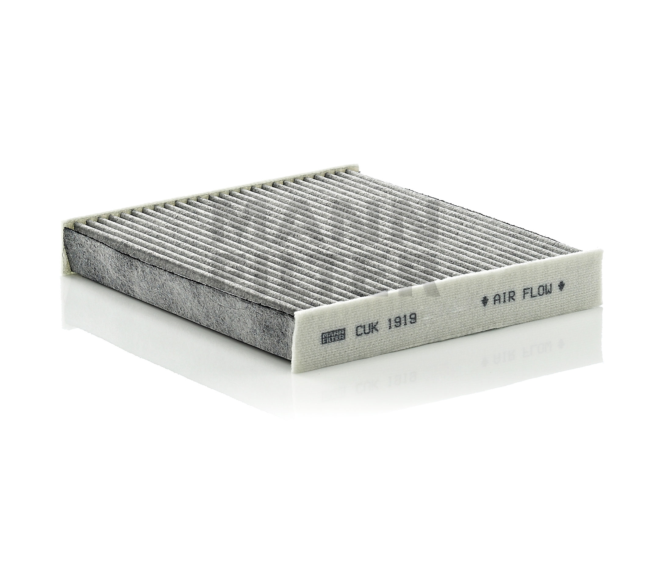 Side view of MANN-FILTER CUK 1919 Pollen filter Activated Carbon Filter