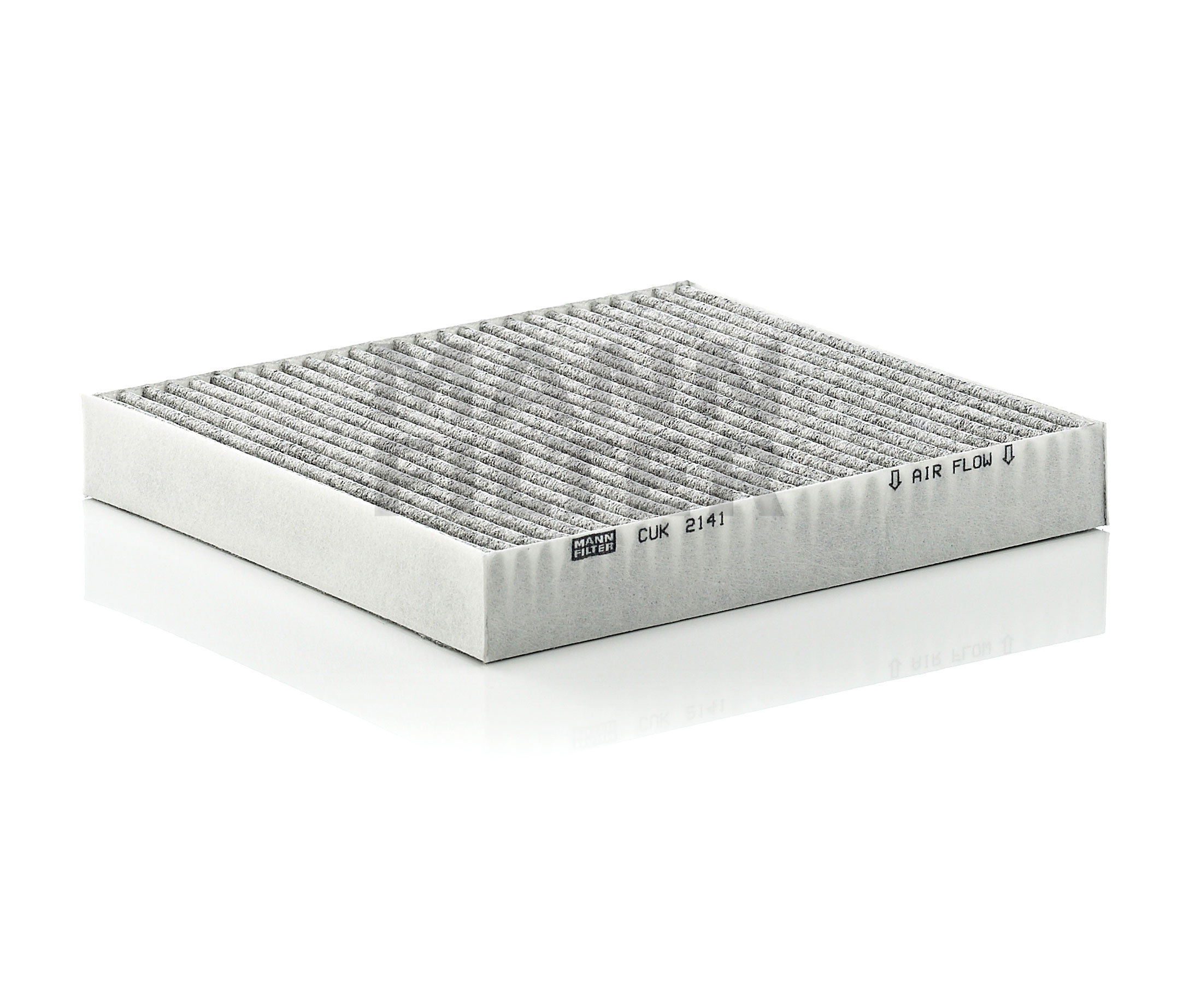Side view of MANN-FILTER CUK 2141 Pollen filter Activated Carbon Filter
