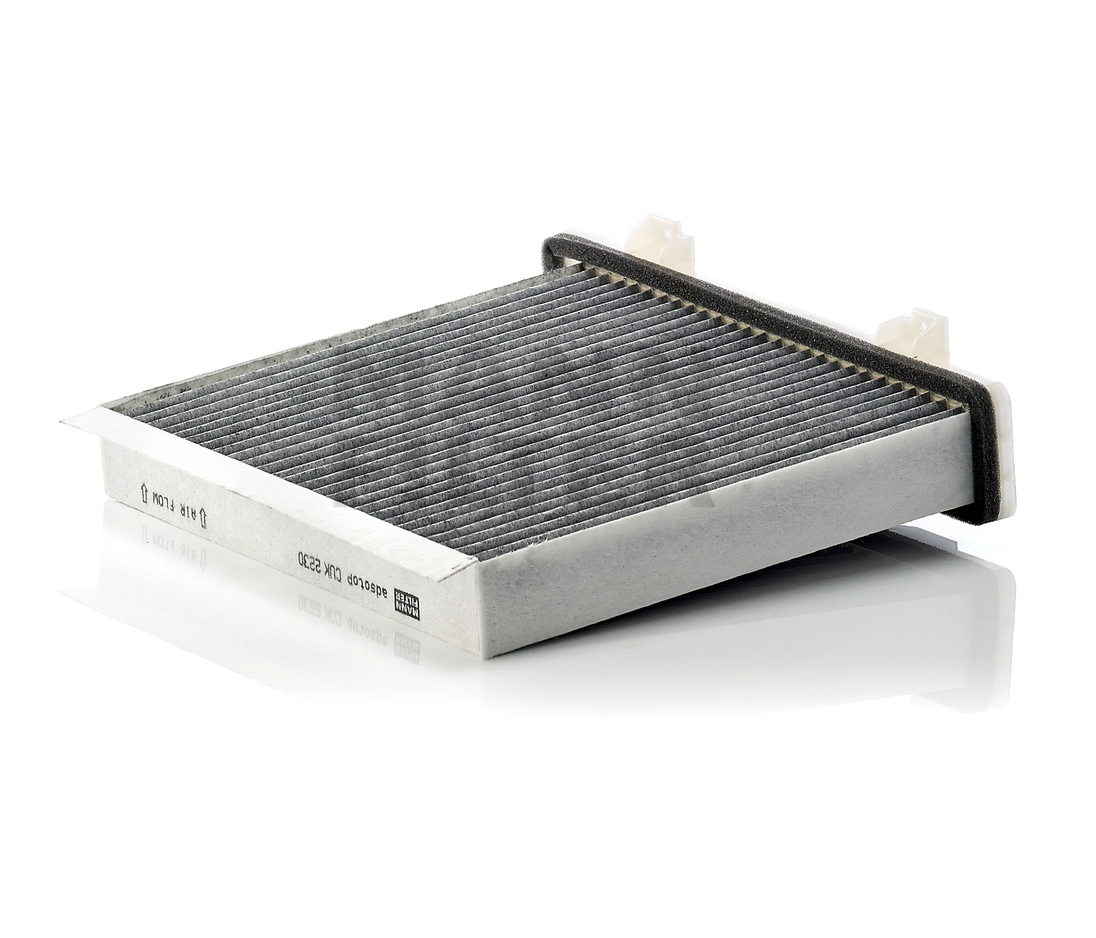 Side view of MANN-FILTER CUK 2230 Pollen filter Activated Carbon Filter