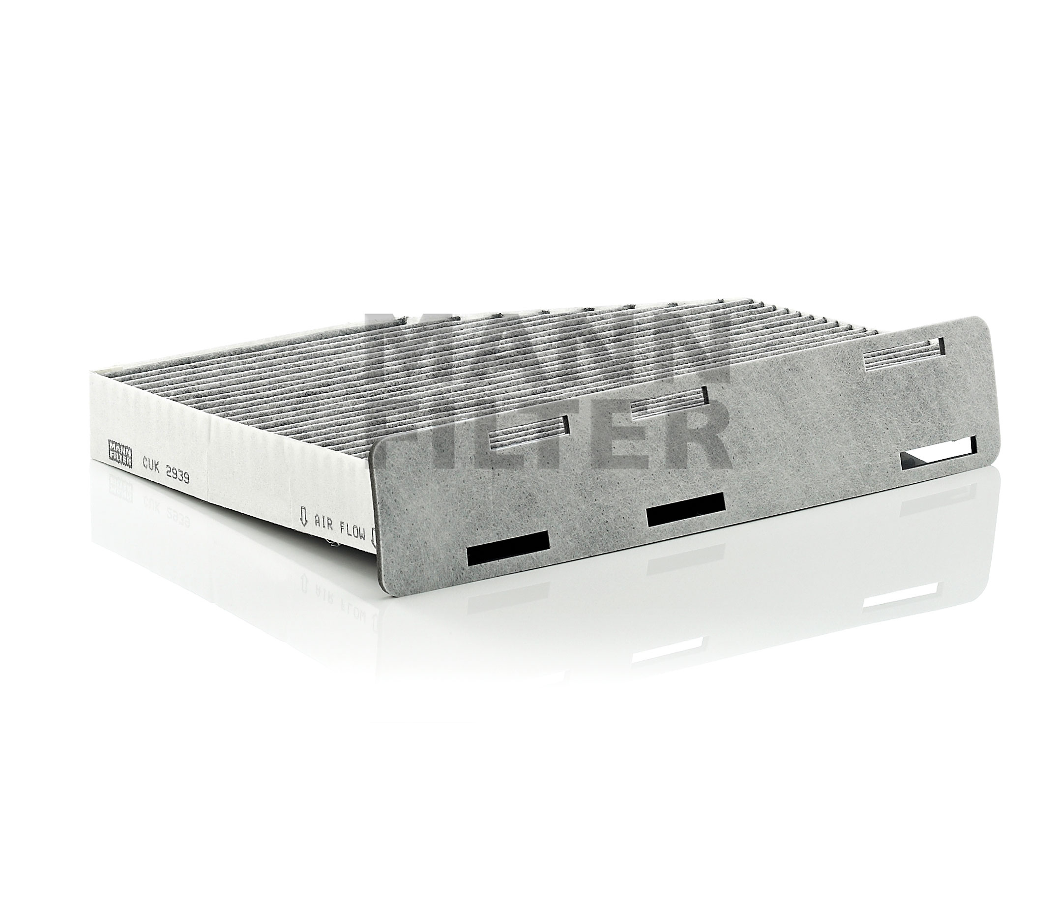 Side view of MANN-FILTER CUK 2939 Pollen filter Activated Carbon Filter