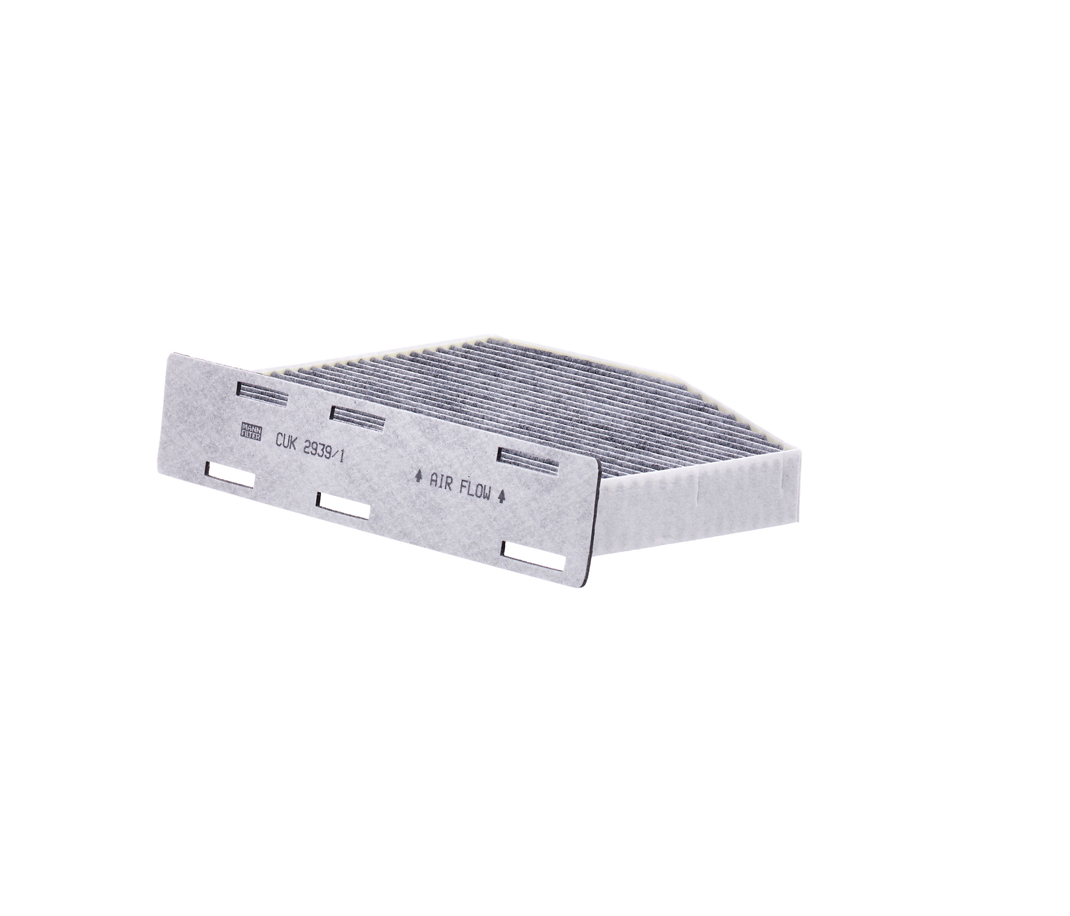 Side view of MANN-FILTER CUK 2939/1 Pollen filter Activated Carbon Filter