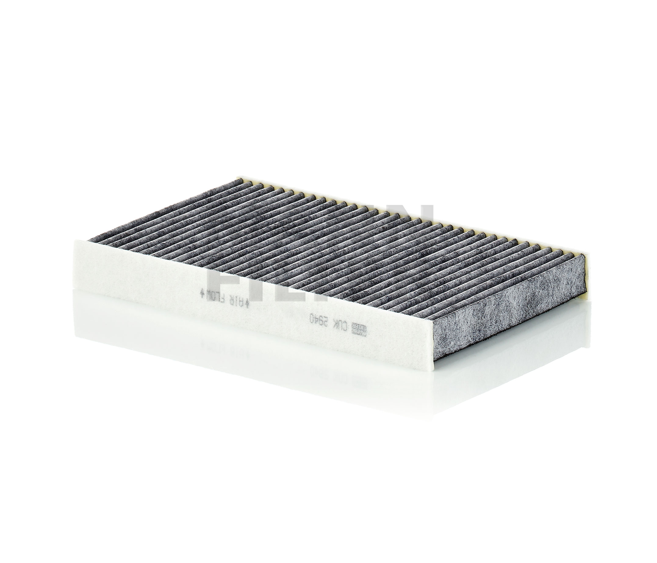 Side view of MANN-FILTER CUK 2940 Pollen filter Activated Carbon Filter