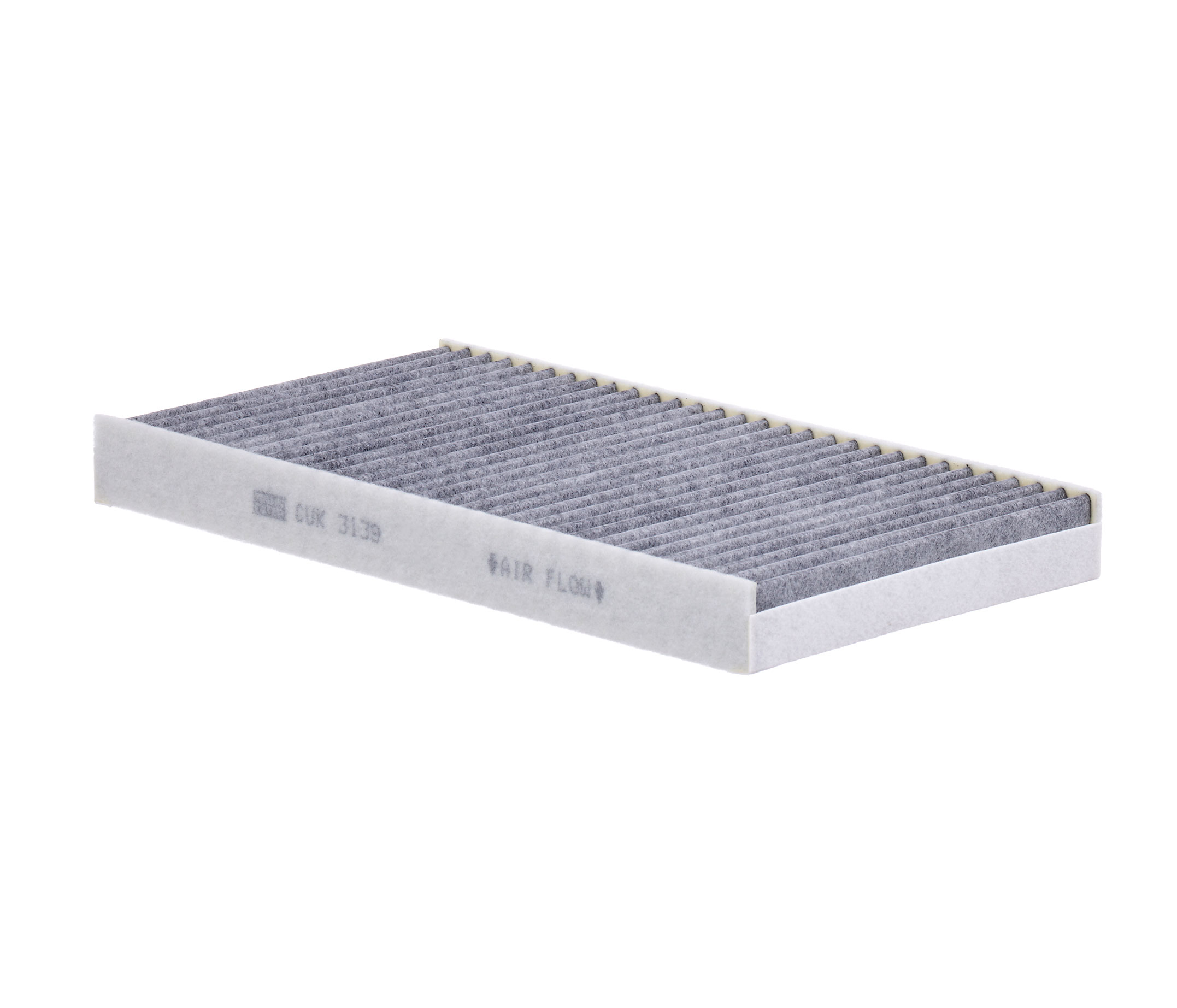 Side view of MANN-FILTER CUK 3139 Pollen filter Activated Carbon Filter