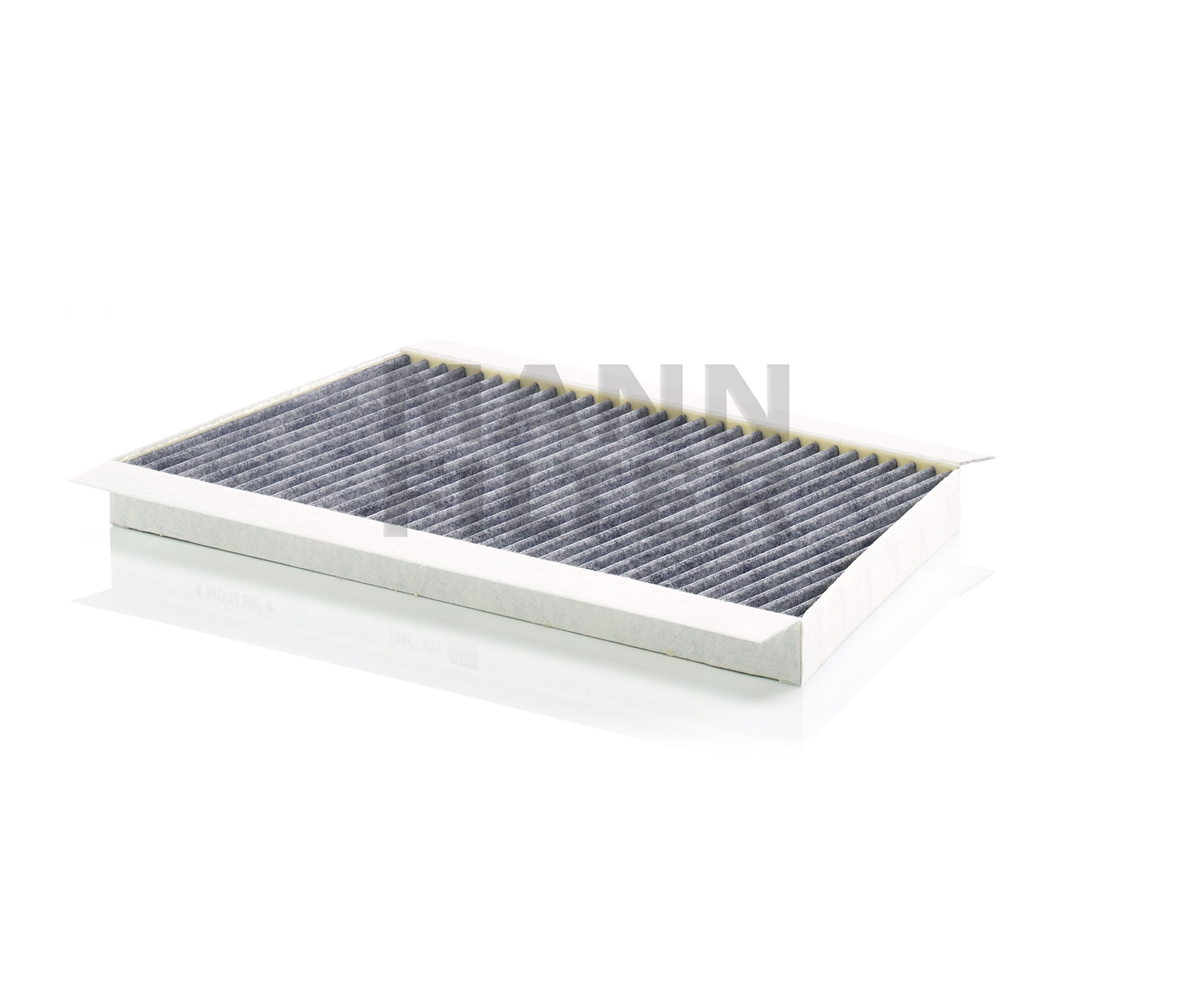 Side view of MANN-FILTER CUK 3461 Pollen filter Activated Carbon Filter
