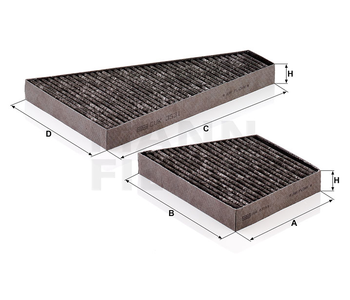 cena Peľový filter Volkswagen CUK 35 000-2 MANN-FILTER