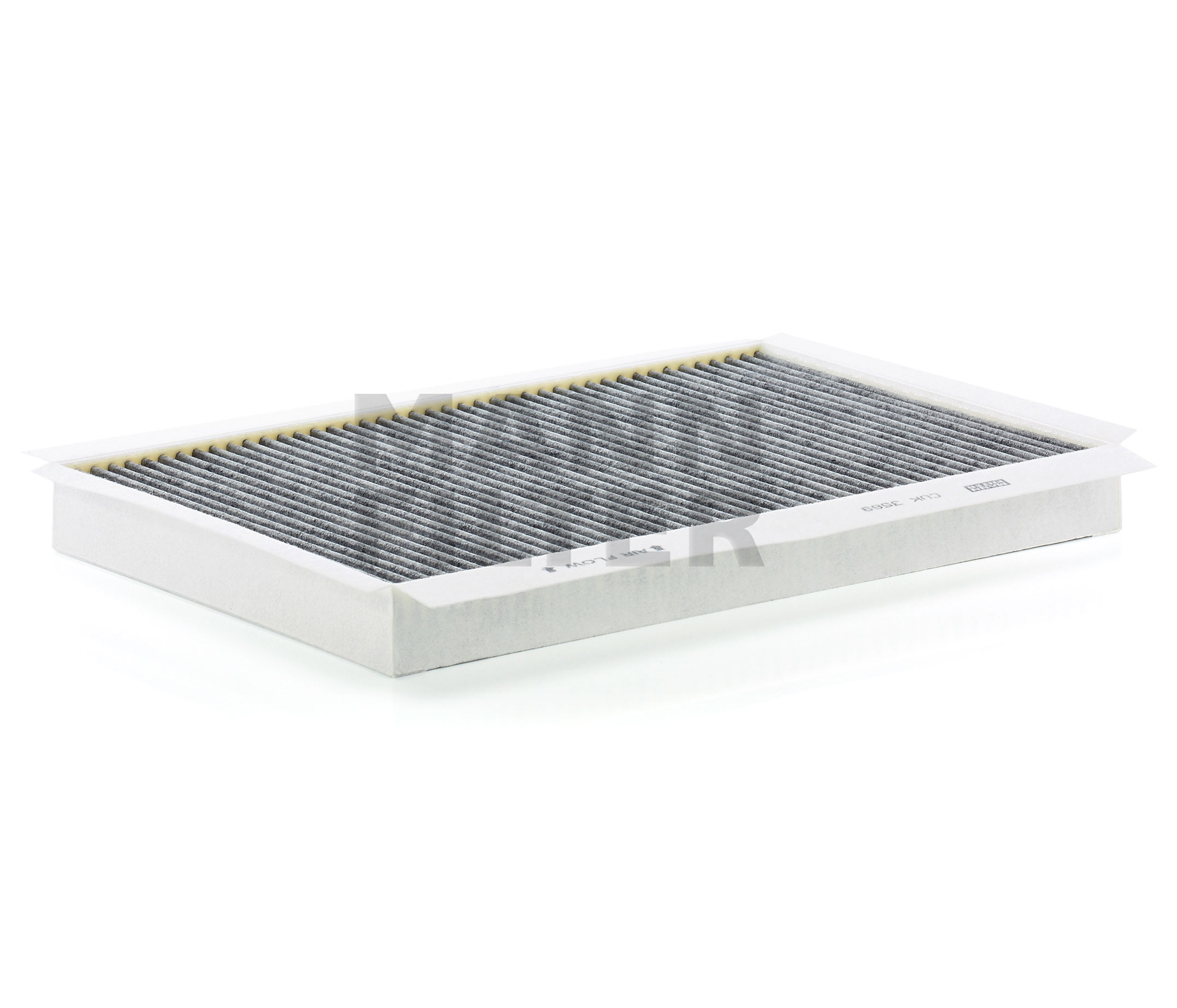 Side view of MANN-FILTER CUK 3569 Pollen filter Activated Carbon Filter