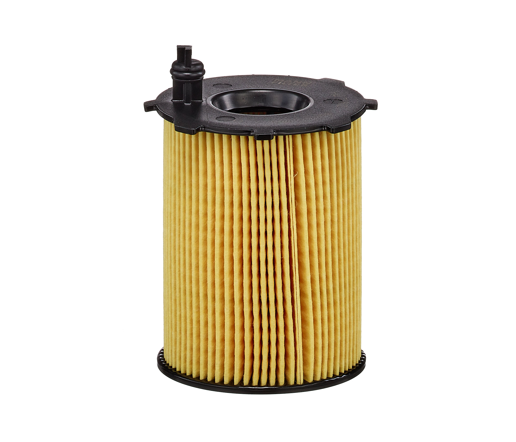 Side view of MANN-FILTER HU 716/2 x Oil filter Filter Insert, with gasket/seal