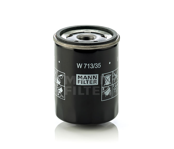 MANN-FILTER W 713/35 Filtro de aceite Mitsubishi COLT 2008 precio