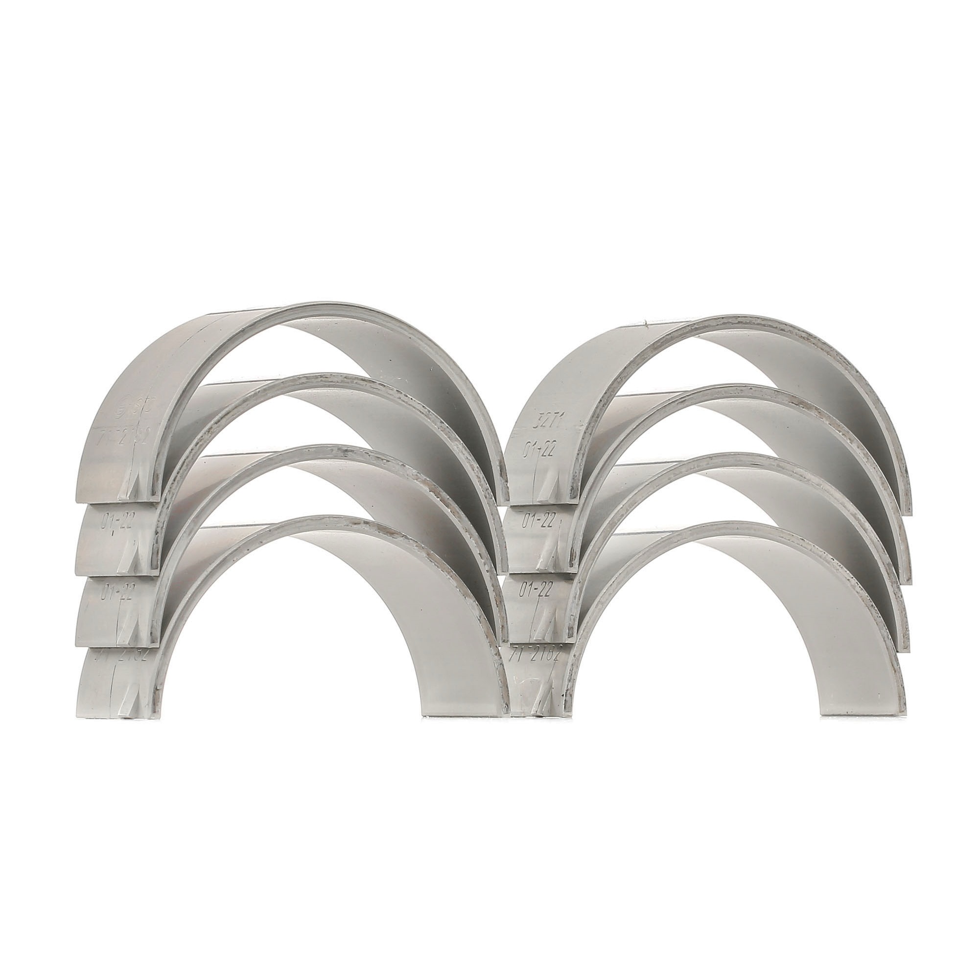 GLYCO 71-2182/4 STD Crankshaft Bearing Bronze coated steel back-image-96813