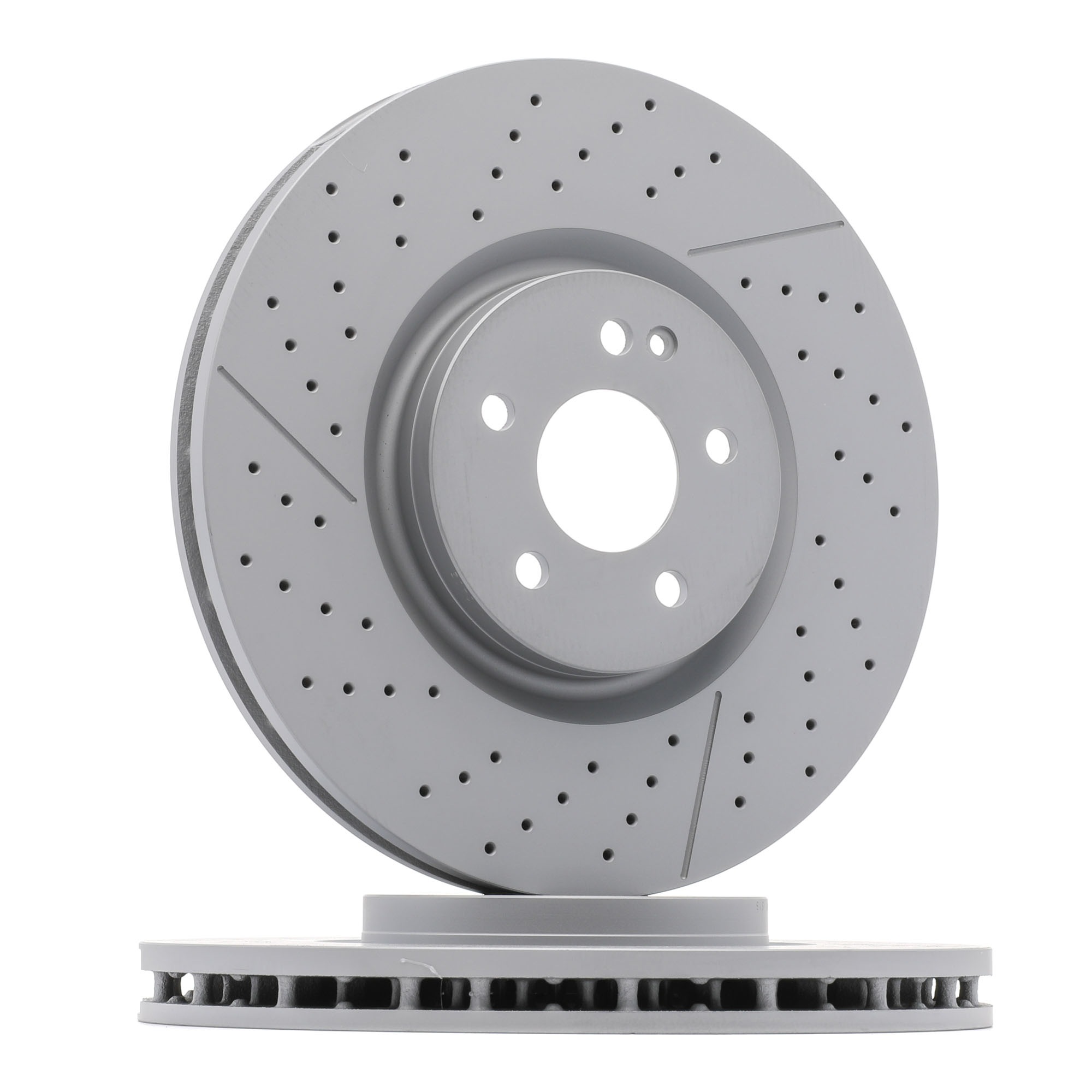 ZIMMERMANN 400.5516.20 Brake disc Front Axle, slotted/perforated, Coated-image-9689188