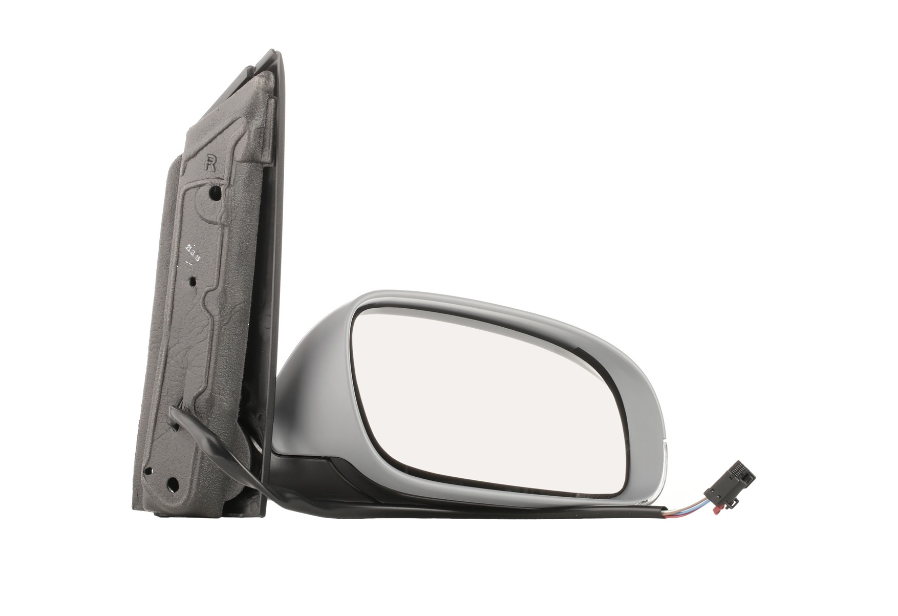 ABAKUS 4040M02 Wing mirror Right, Electric, with temperature sensor, primed, grey-image-9701002