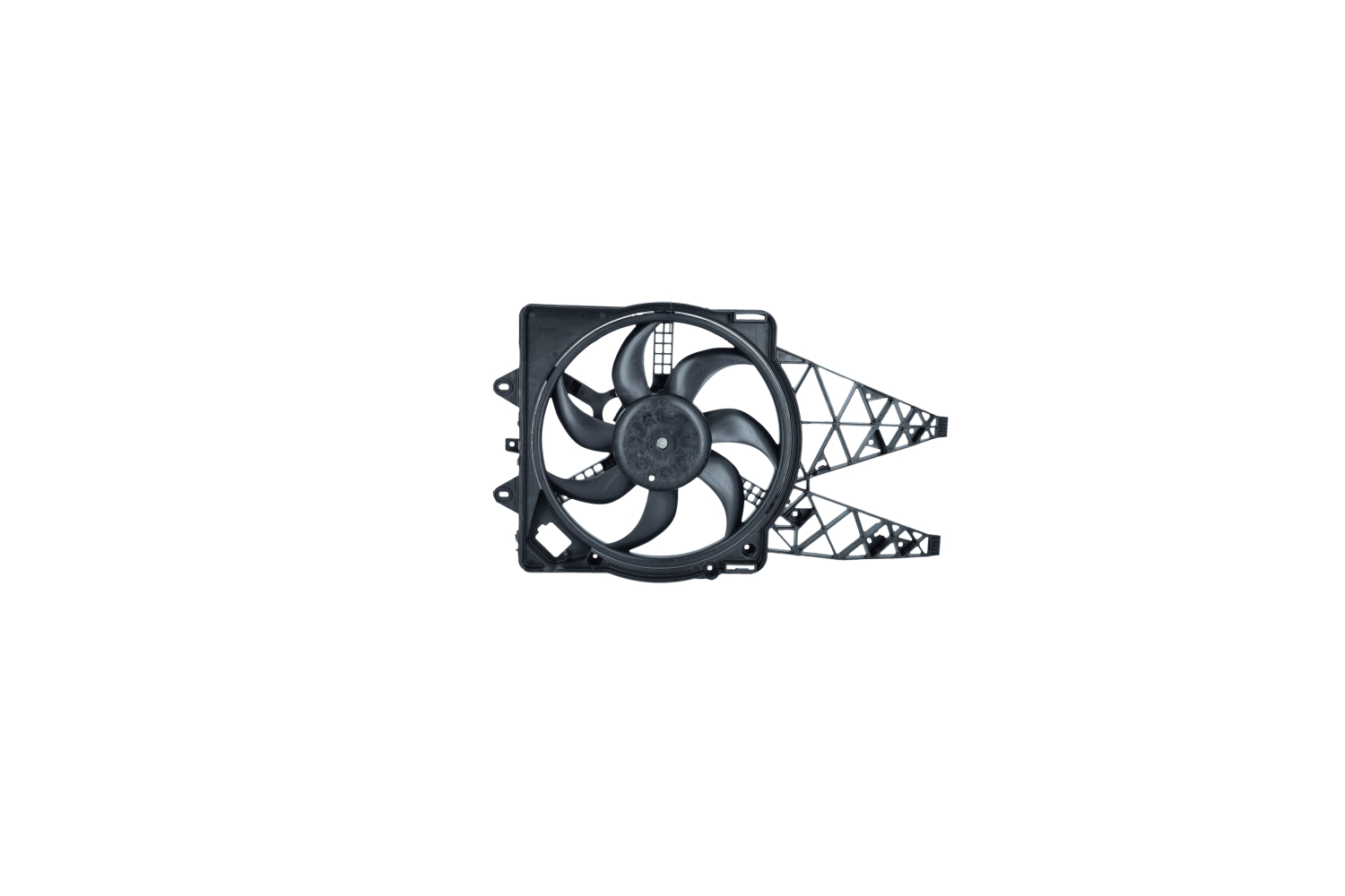 NRF 47252 Cooling Fan D1: 405mm, with radiator fan shroud-image-97072