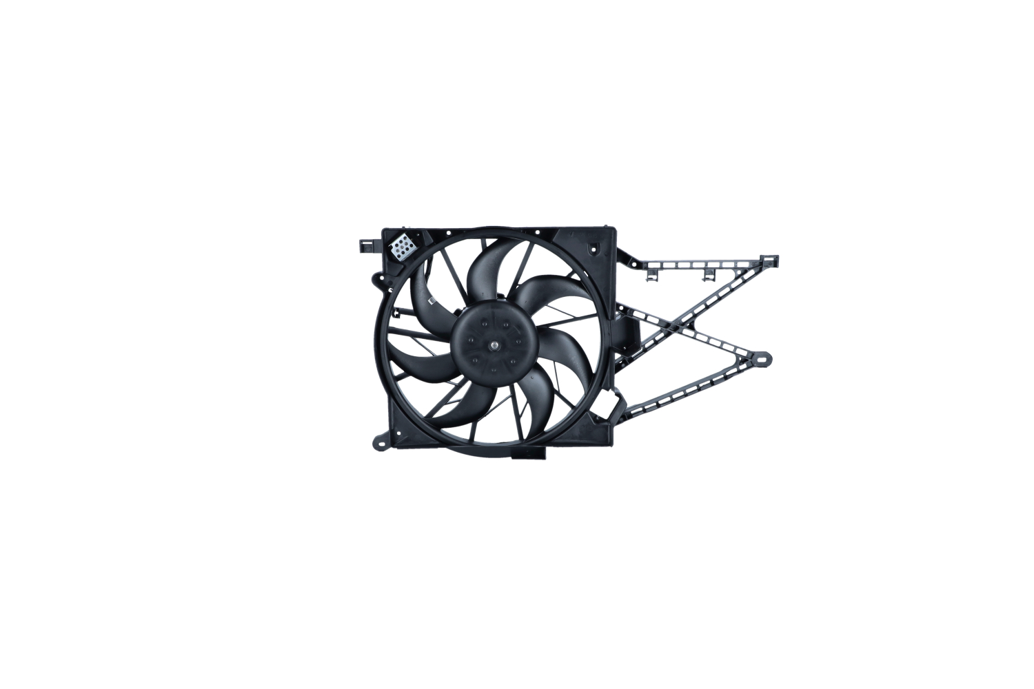 NRF 47308 Cooling Fan D1: 370mm, with radiator fan shroud-image-97107