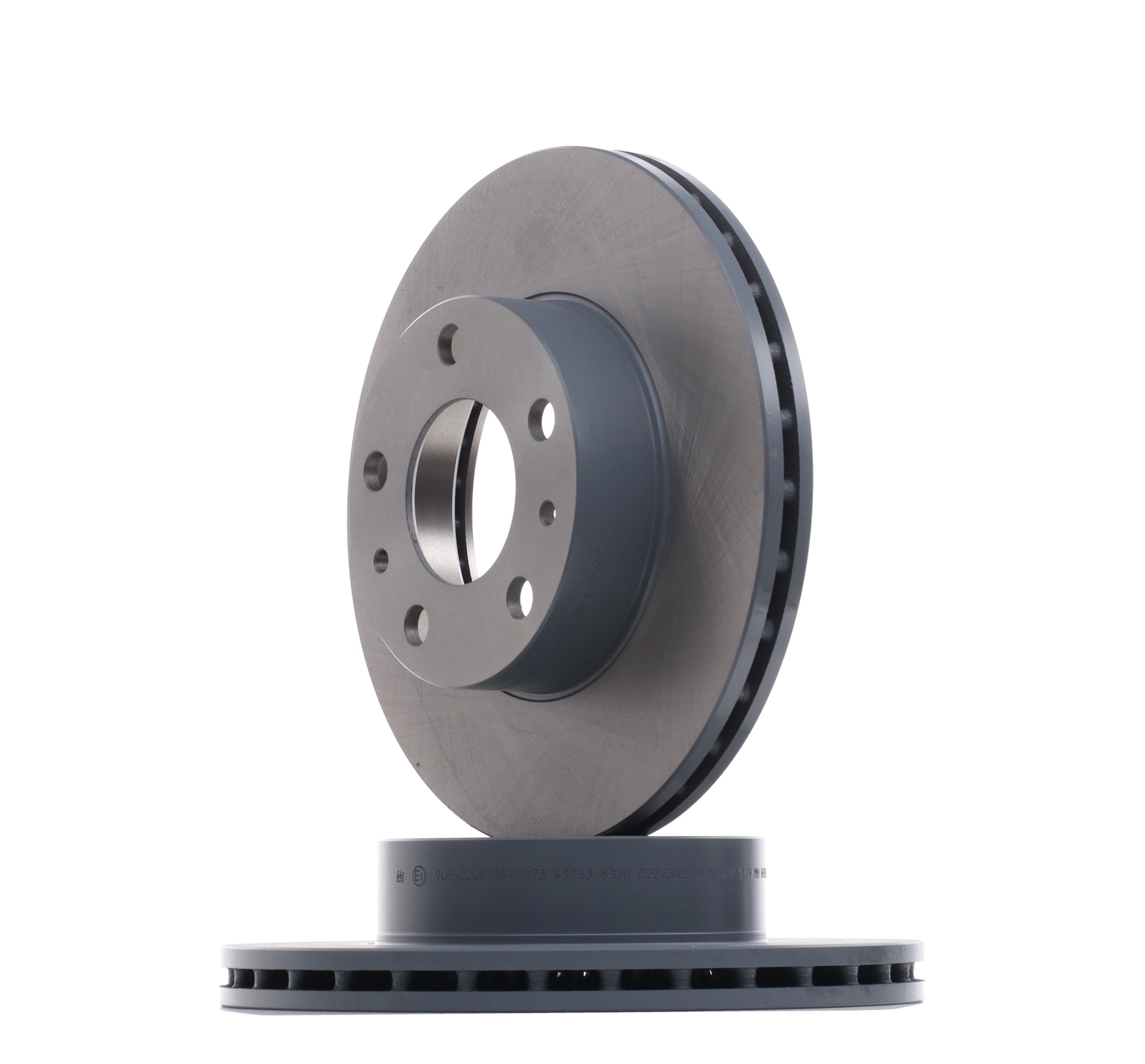 FEBI BILSTEIN 43933 Brake disc Front Axle, internally vented, Coated-image-9745477
