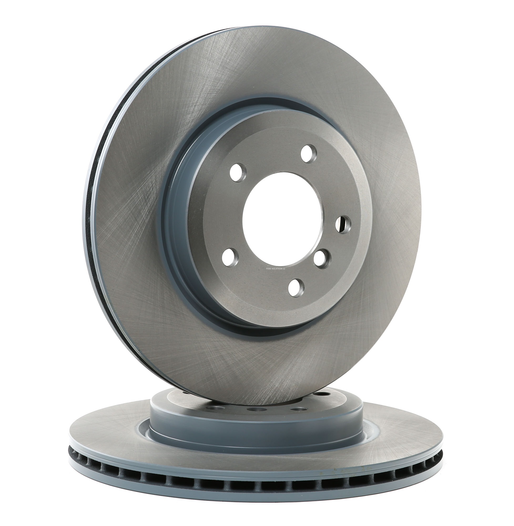FEBI BILSTEIN 43946 Brake disc Front Axle, internally vented, Coated, High-carbon-image-9745525