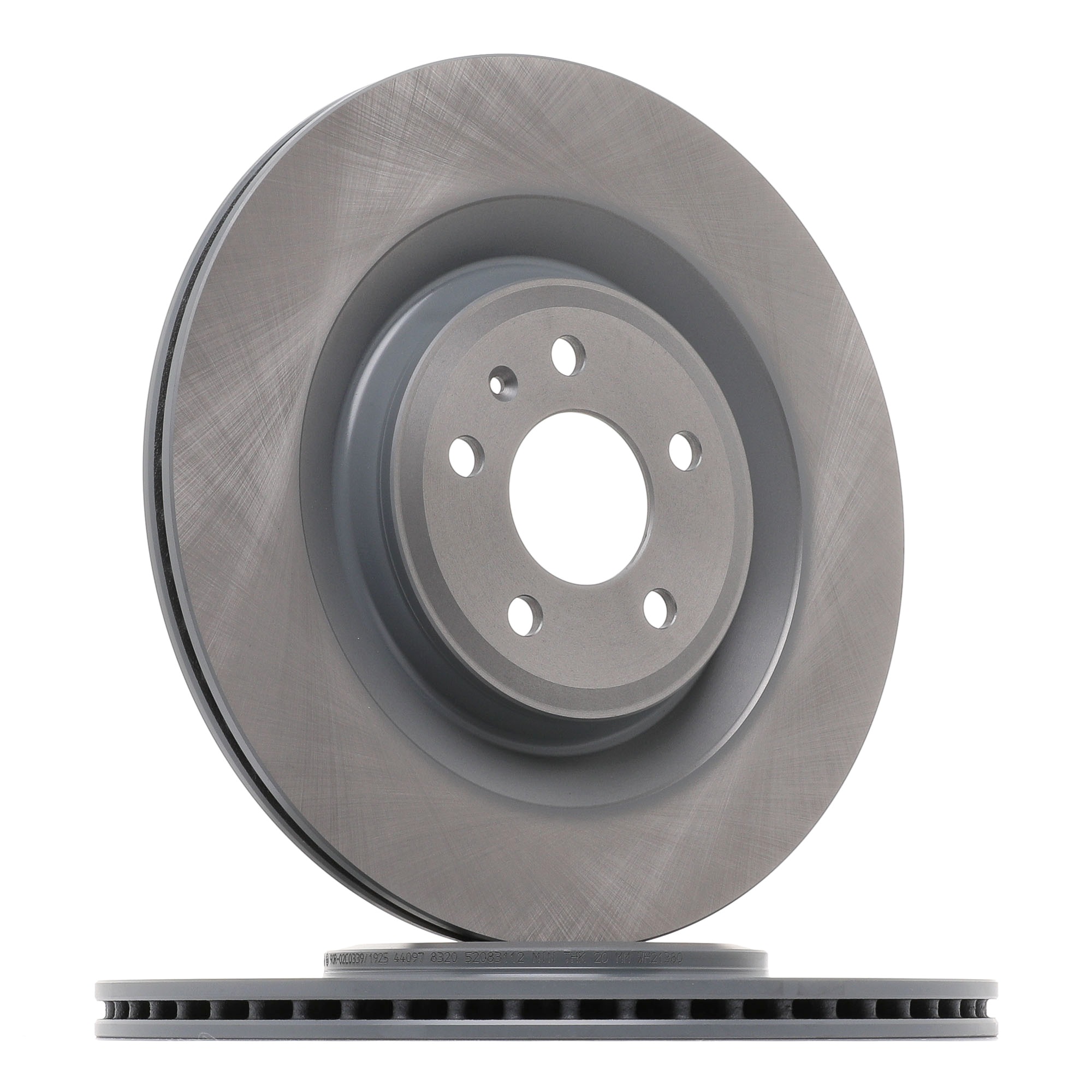 FEBI BILSTEIN 44097 Brake disc Rear Axle, internally vented, Coated-image-9752695
