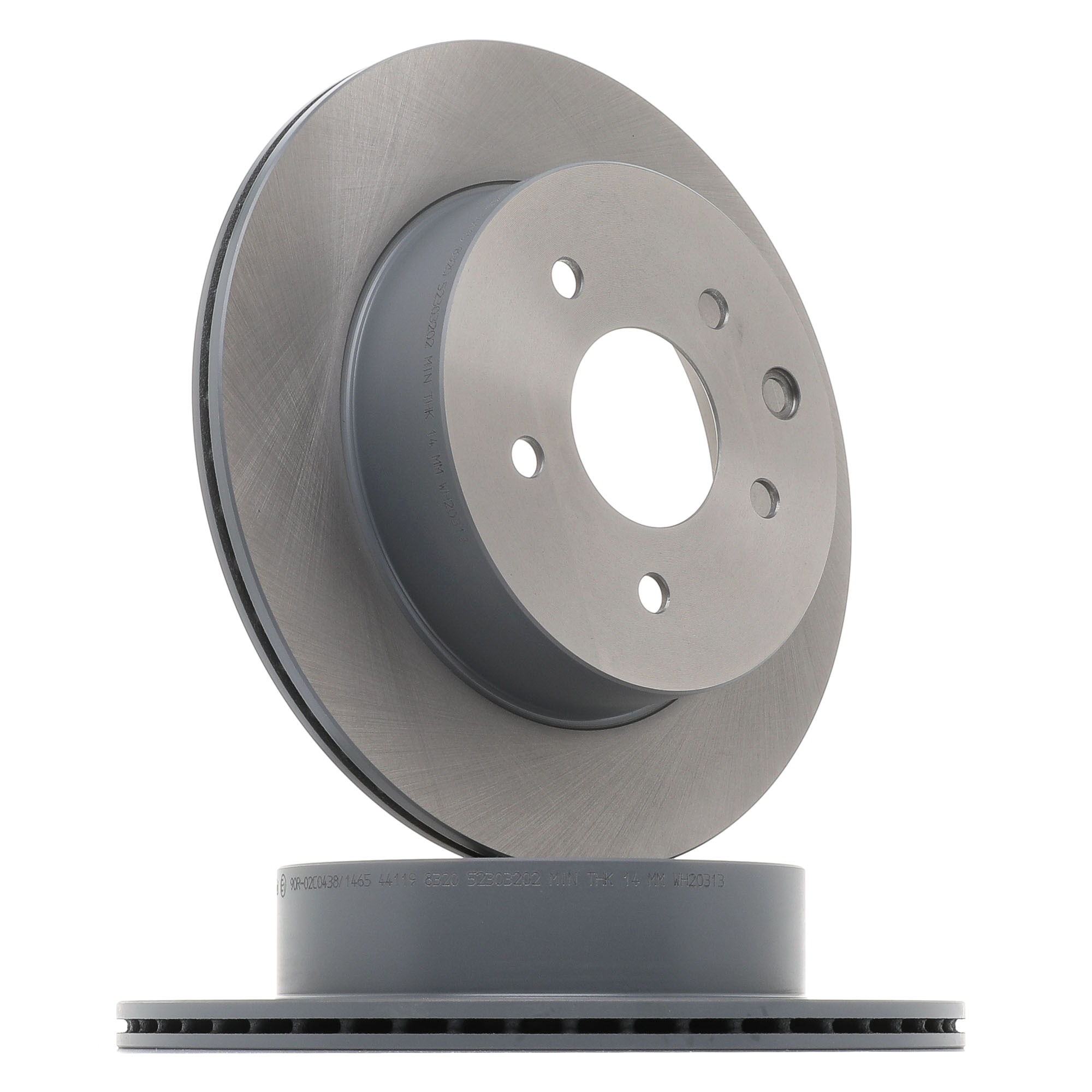 FEBI BILSTEIN 44119 Brake disc Rear Axle, internally vented, Coated-image-9754468