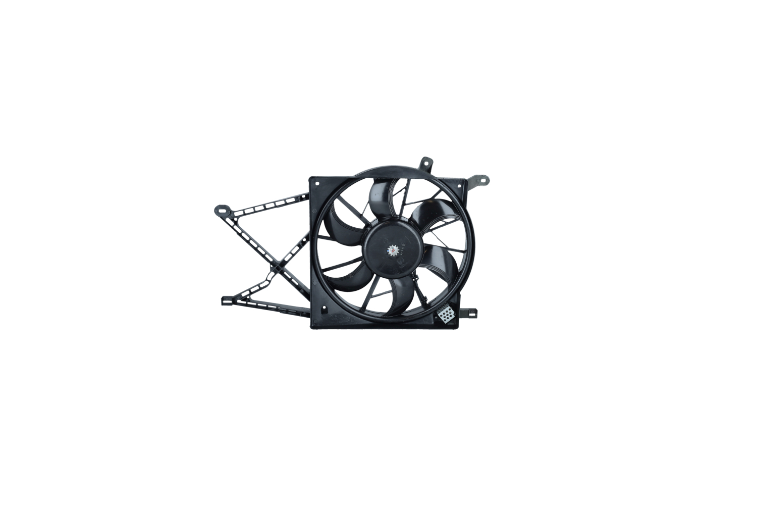 NRF 47749 Cooling Fan D1: 387mm, with radiator fan shroud-image-9791323