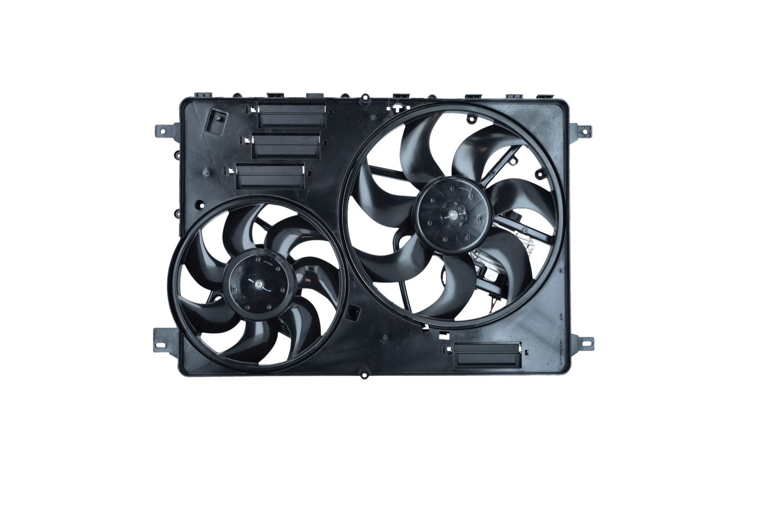 NRF 47754 Cooling Fan D1: 388mm, with radiator fan shroud, with control unit-image-9791340