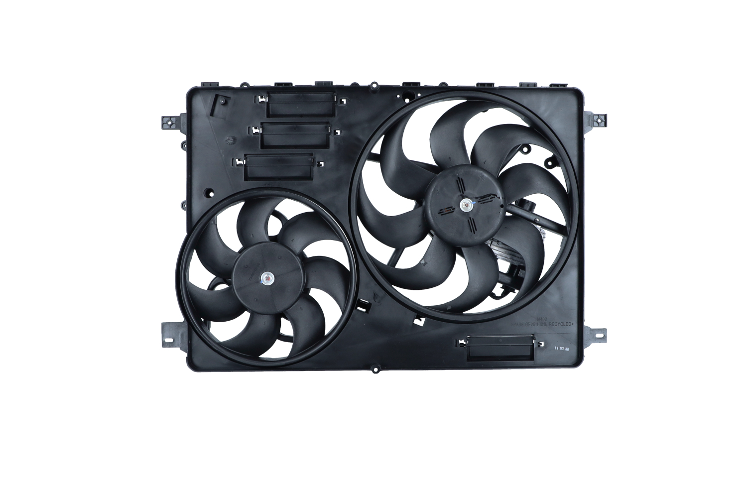 NRF 47755 Cooling Fan D1: 388mm, with radiator fan shroud, with control unit-image-9791344