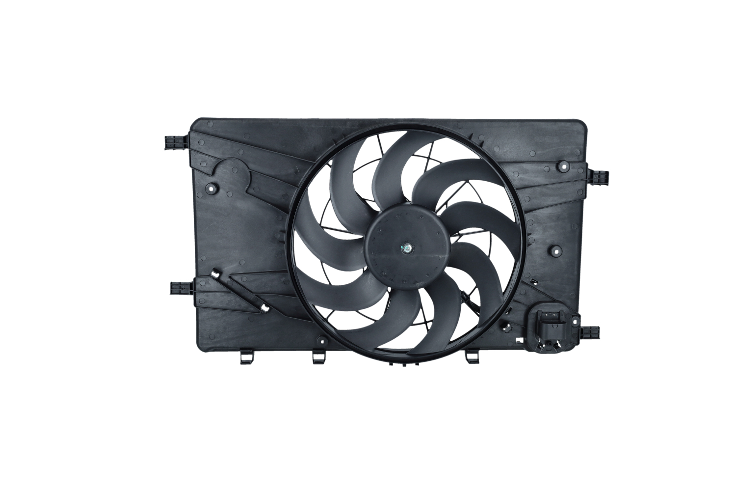 NRF 47757 Cooling Fan D1: 398mm, with radiator fan shroud-image-9791348