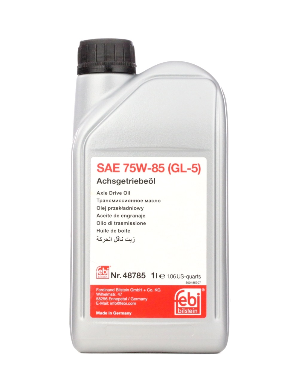 FEBI BILSTEIN 48785 Axle Gear Oil 1l, 75W-85, API GL-5-image-9799721