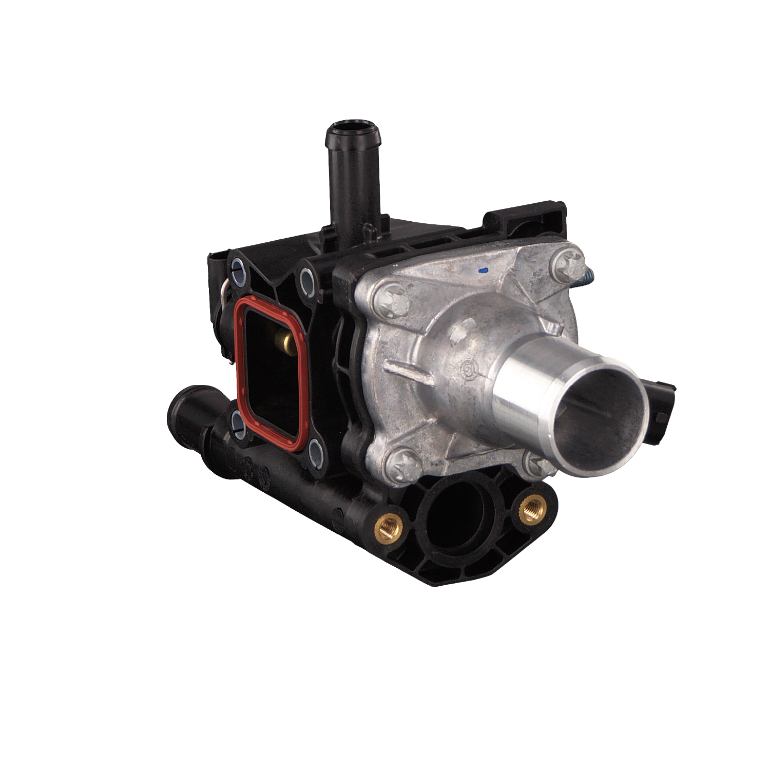 FEBI BILSTEIN 49190 Thermostat Housing with Temperature Switch, with gasket/seal-image-9804633