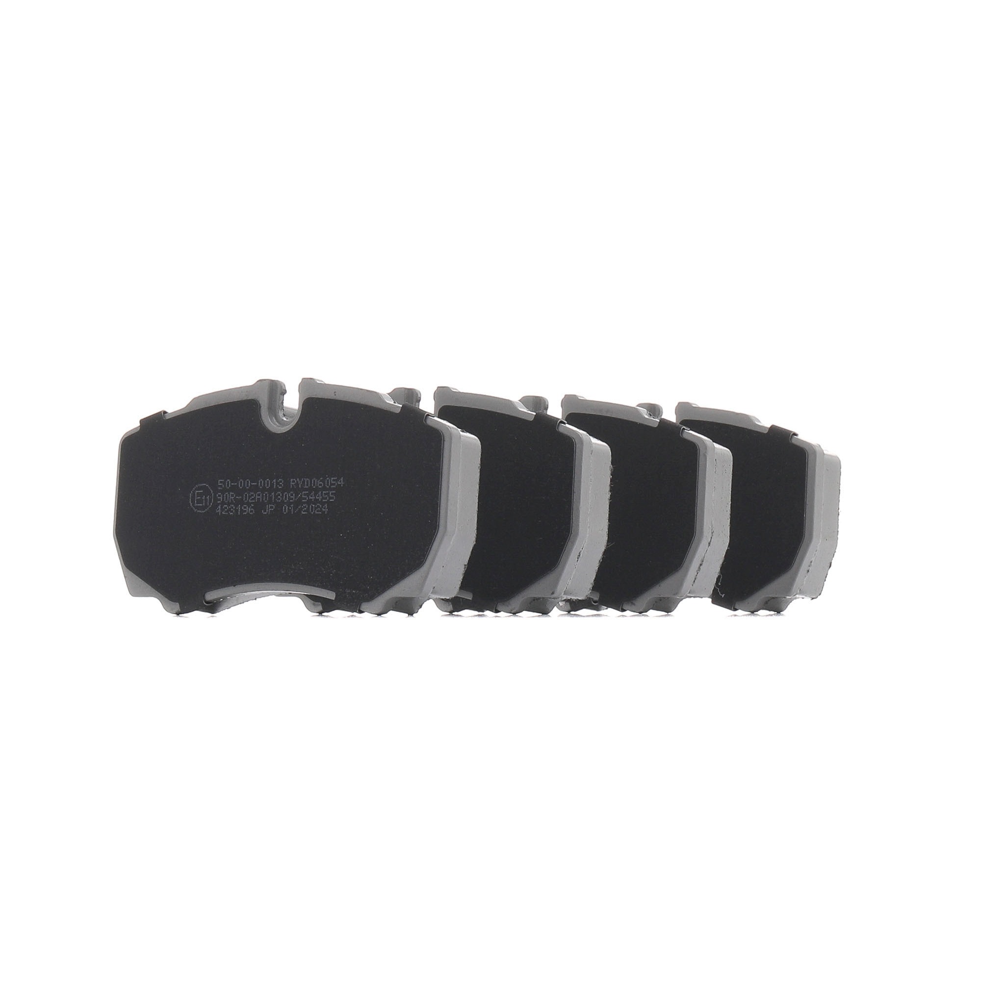Side view of ASHIKA 50-00-0013 Brake pad set
