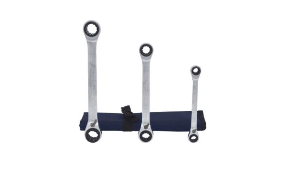 KS TOOLS 503.4540 Ratschen-Doppelringschlüsselsatz