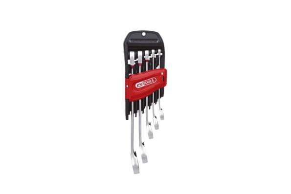KS TOOLS 503.4605 Serie di chiavi a cricco ad anello fissa