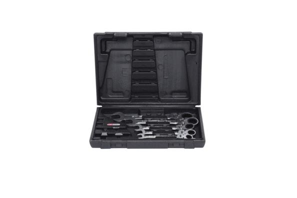 KS TOOLS 503.4759 Zestaw kluczy oczkowo-płaskich z grzechotkami