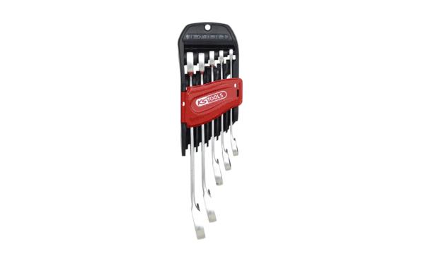 KS TOOLS 503.5905 Ratchet Ring Open-ended Spanner Set