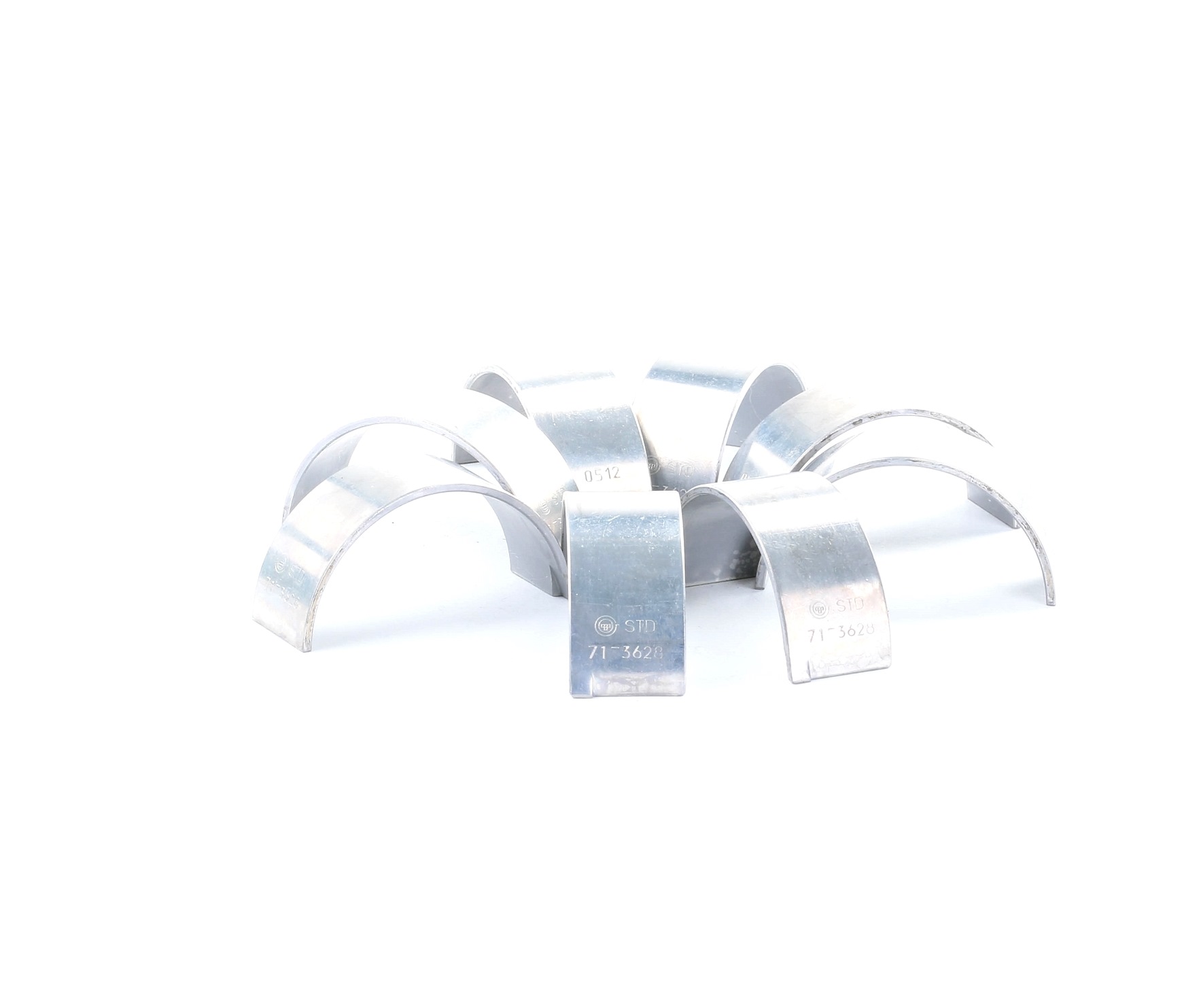 GLYCO 71-3628/4 STD Crankshaft Bearing Bronze coated steel back-image-98346