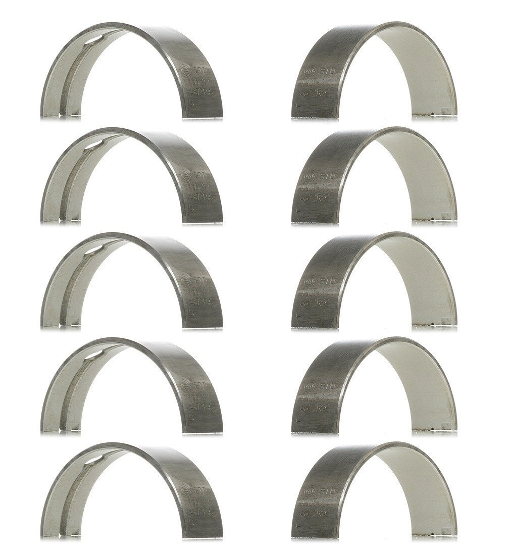 GLYCO H1163/5 STD Main Bearings, crankshaft Aluminium alloy on steel base-image-98375