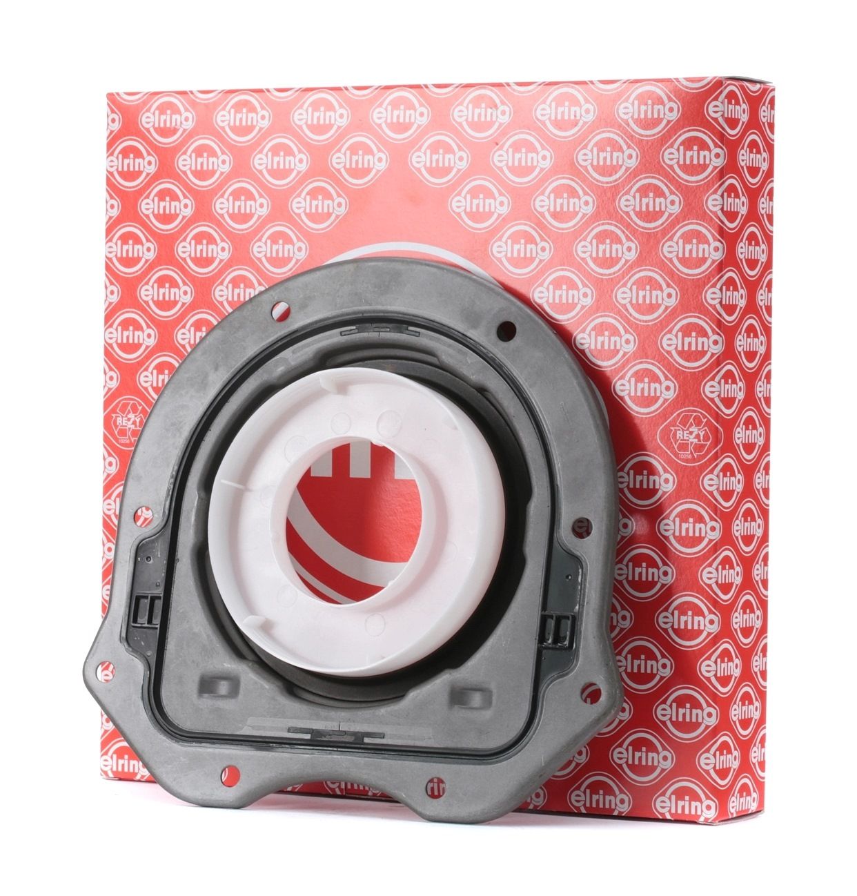 ELRING 026.812 Kurbelwellendichtring PTFE (Polytetrafluorethylen)/ACM (Polyacryl-Kautschuk), mit Montagehülse, mit Gehäuse